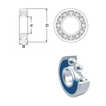 17 mm x 40 mm x 12 mm  ZEN S6203-2TS deep groove ball bearings