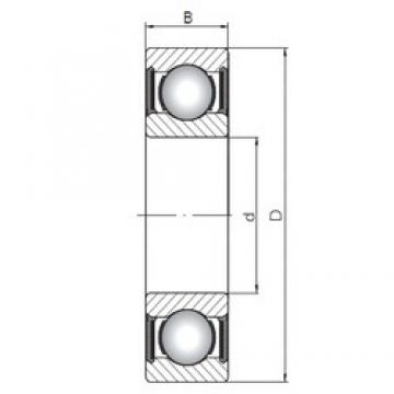 65 mm x 85 mm x 10 mm  ISO 61813-2RS deep groove ball bearings