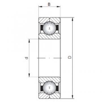 ISO Q318 angular contact ball bearings