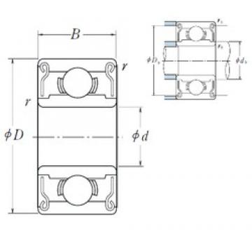 4 mm x 9 mm x 4 mm  ISO 684AZZ deep groove ball bearings