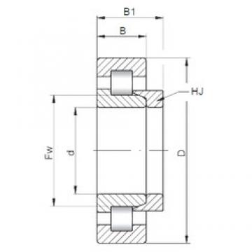 65 mm x 140 mm x 33 mm  ISO NH313 cylindrical roller bearings