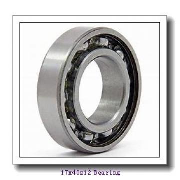 17 mm x 40 mm x 12 mm  Timken 203PP deep groove ball bearings