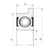 4 mm x 9 mm x 4 mm  ISO FL618/4 ZZ deep groove ball bearings #2 small image