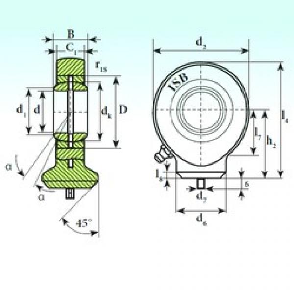 17 mm x 30 mm x 14 mm  ISB T.A.C. 217 plain bearings #2 image