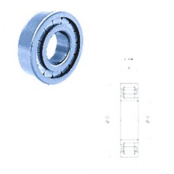 50 mm x 90 mm x 20 mm  Fersa NJ210FM cylindrical roller bearings #2 image