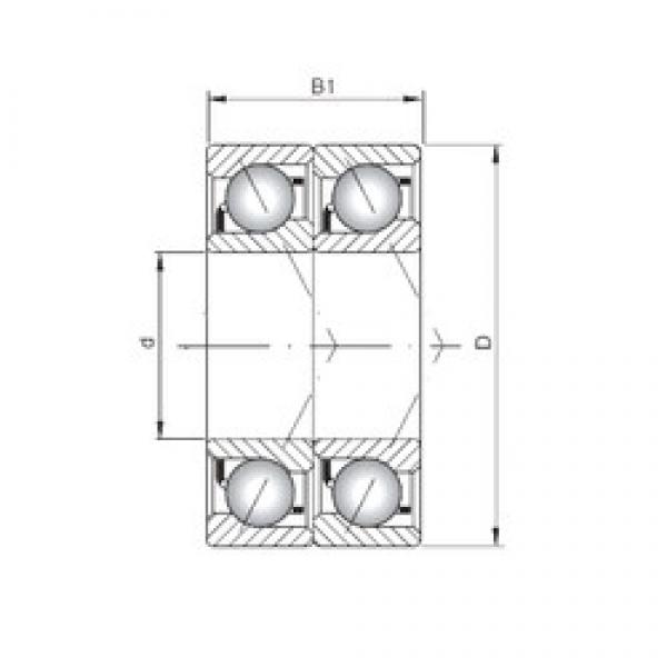 ISO 71903 CDT angular contact ball bearings #2 image