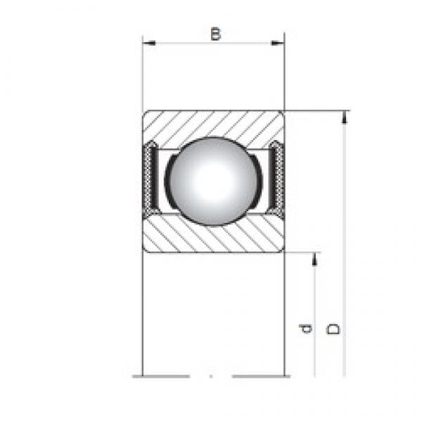 4 mm x 9 mm x 4 mm  ISO 618/4-2RS deep groove ball bearings #2 image