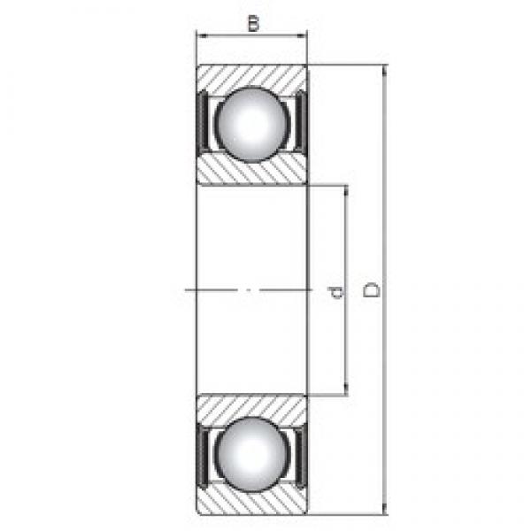 90 mm x 190 mm x 43 mm  ISO 6318-2RS deep groove ball bearings #1 image