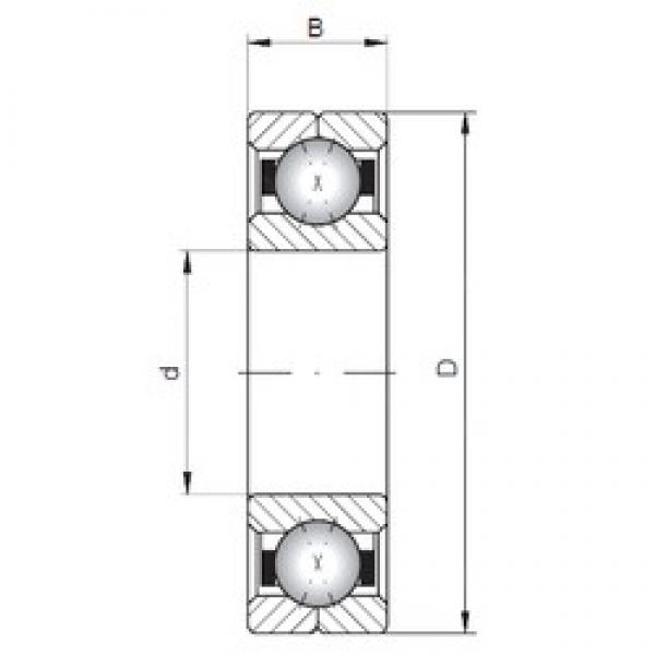 ISO Q322 angular contact ball bearings #3 image