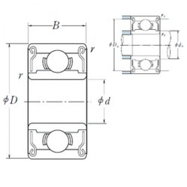 4 mm x 9 mm x 4 mm  ISO 684AZZ deep groove ball bearings #2 image
