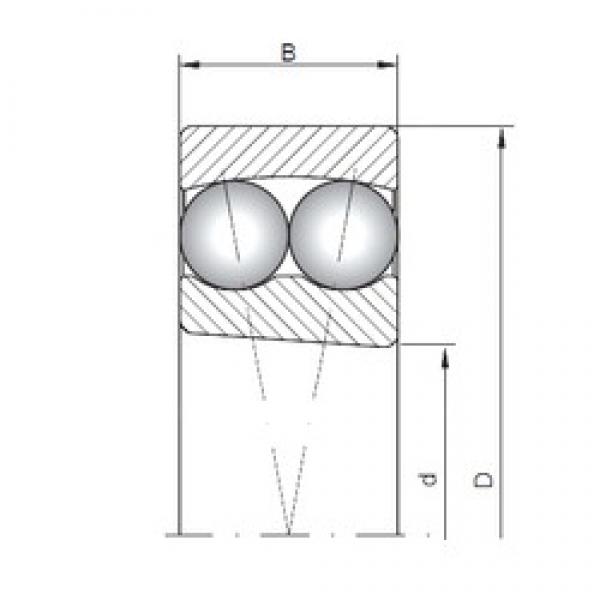 110 mm x 240 mm x 50 mm  ISO 1322K self aligning ball bearings #3 image