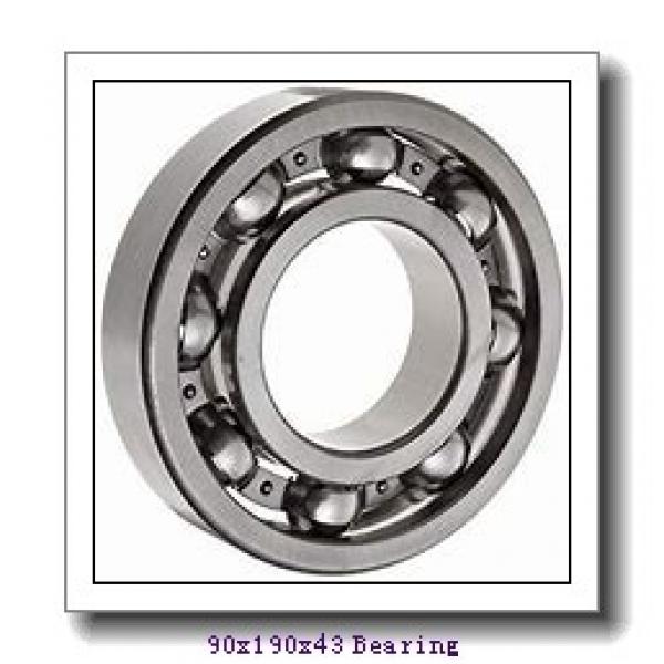 90 mm x 190 mm x 43 mm  Loyal 1318K+H318 self aligning ball bearings #1 image