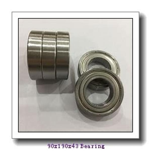 90 mm x 190 mm x 43 mm  NKE NJ318-E-MPA+HJ318-E cylindrical roller bearings #1 image
