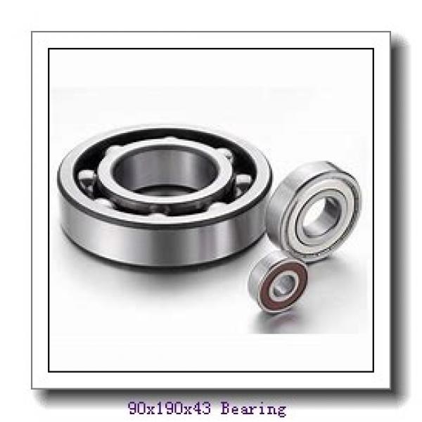 90 mm x 190 mm x 43 mm  Loyal 21318 KCW33+H318 spherical roller bearings #1 image