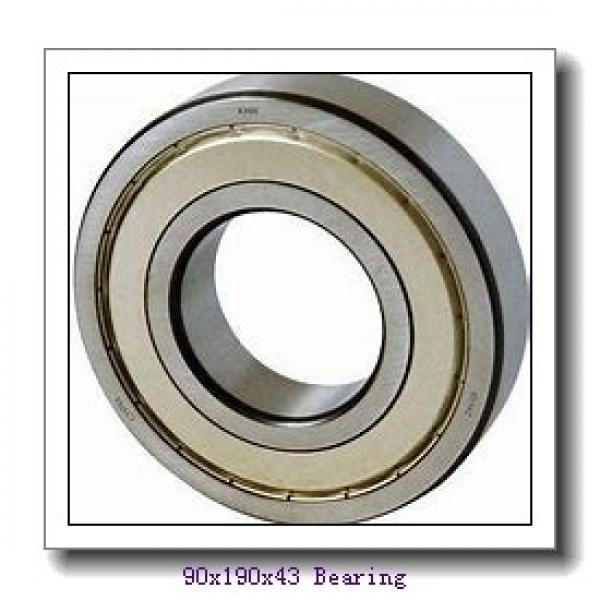 90 mm x 190 mm x 43 mm  ISO 1318K+H318 self aligning ball bearings #1 image